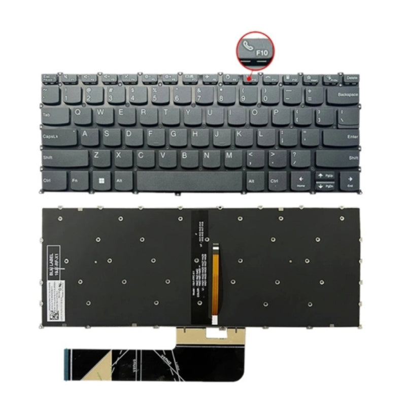 Cargue la imagen en el visor de la galería, Lenovo IdeaPad Yoga Slim 7 Pro-14IHU5 / 7 Pro-14ITL5 / Yoga Slim 7 Pro-14ACH5 / 7 Pro 14IAP7 Series - Laptop Keyboard With Backlit US Layout
