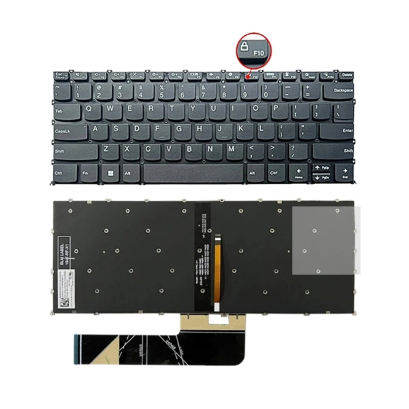 Cargue la imagen en el visor de la galería, Lenovo IdeaPad Yoga Slim 7 Pro-14IHU5 / 7 Pro-14ITL5 / Yoga Slim 7 Pro-14ACH5 / 7 Pro 14IAP7 Series - Laptop Keyboard With Backlit US Layout
