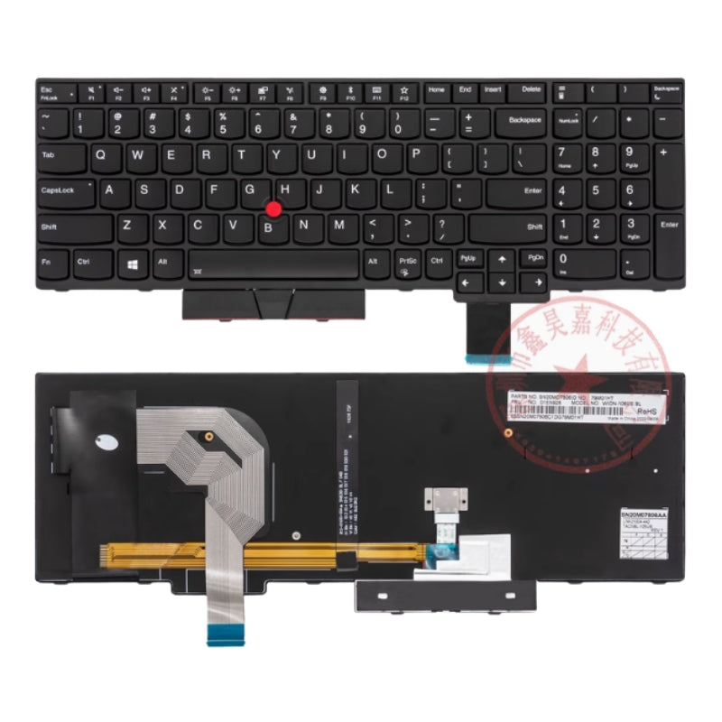 Load image into Gallery viewer, Lenovo ThinkPad P52S Series - Laptop Keyboard With Backlit US Layout
