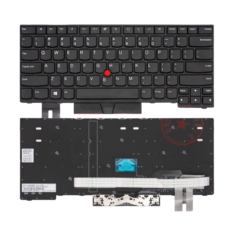 Cargue la imagen en el visor de la galería, Lenovo ThinkPad P14S Series - Laptop Keyboard With Backlit US Layout
