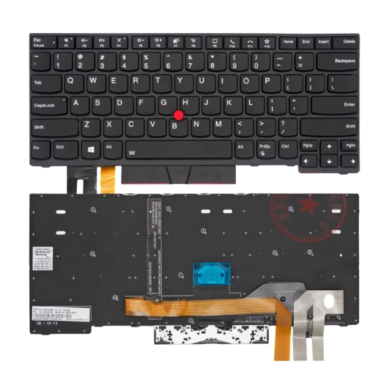 Cargue la imagen en el visor de la galería, Lenovo ThinkPad P14S Series - Laptop Keyboard With Backlit US Layout
