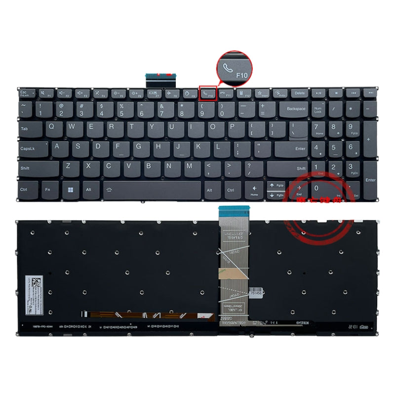 Load image into Gallery viewer, Lenovo IdeaPad 1 15AMN7 / 15IRU7 / 15ADA7 / 15IGL7 / 15IJL7 / 15IAU7 Series - Laptop Keyboard With Backlit US Layout
