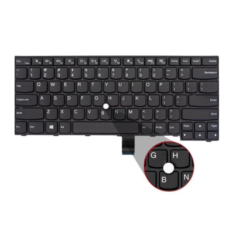 Cargue la imagen en el visor de la galería, Lenovo ThinkPad E450 E450C E455 E460 E465 / W450 Series - Laptop Keyboard Without Backlit US Layout
