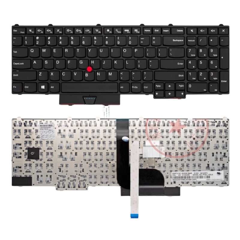 Chargez l&#39;image dans la visionneuse de la galerie, Lenovo ThinkPad P51 Series - Laptop Keyboard With Backlit US Layout
