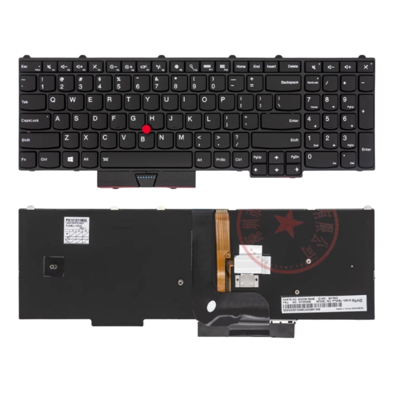Chargez l&#39;image dans la visionneuse de la galerie, Lenovo ThinkPad P51 Series - Laptop Keyboard With Backlit US Layout
