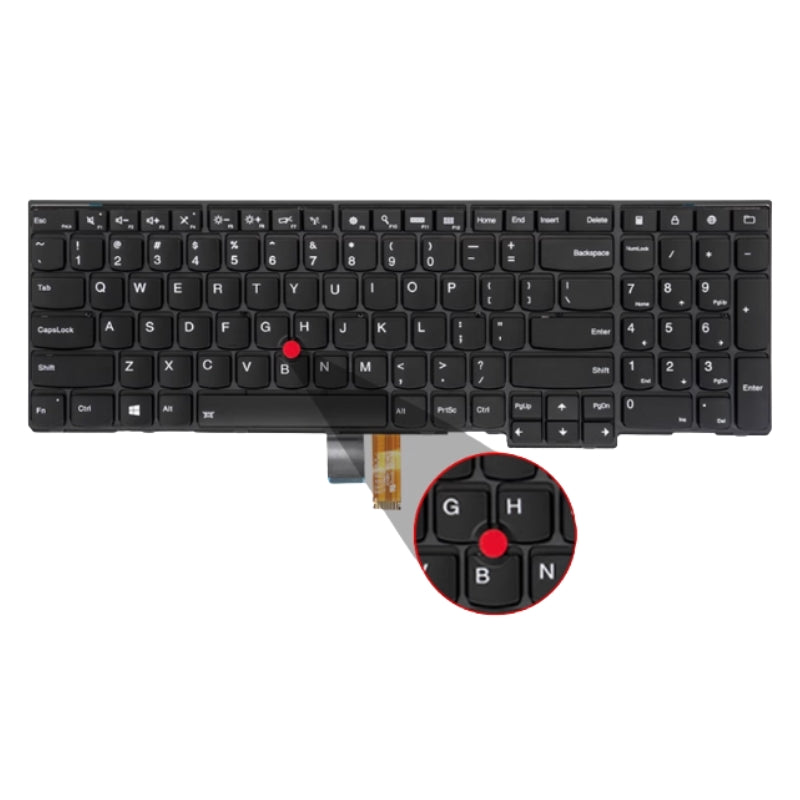 Load image into Gallery viewer, Lenovo ThinkPad E531 E540 / T540P T550 T560 / W540 W541 W550 W550S / L540 L560 L570 Series - Laptop Keyboard With Backlit US Layout
