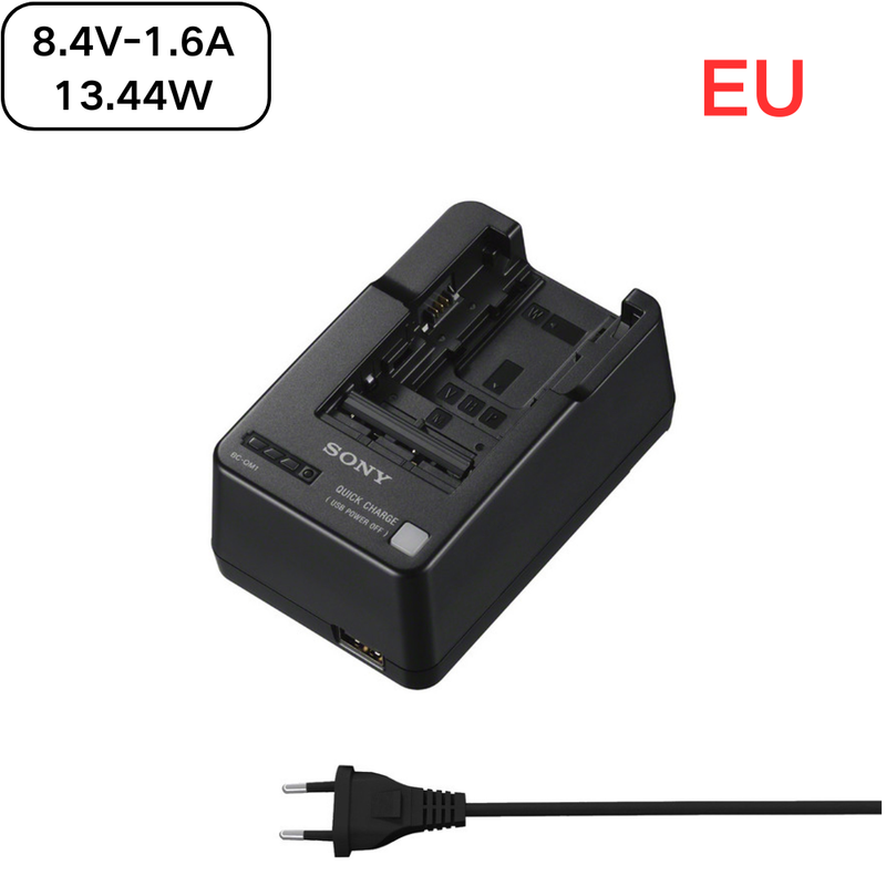 Load image into Gallery viewer, [BC-QM1][8.4V-1.6A BATT / 5.0V-1.5A USB] Sony NP-FV70 Battery / DCR-HC26 AC-L200 Series - Camera Charger Power Supply Adapter - Polar Tech Australia
