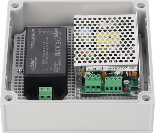 [With Grid] Large Size IP67 Waterproof indoor & outdoor ABS Plastic Electrical Junction Box Enclosure Box - Polar Tech Australia