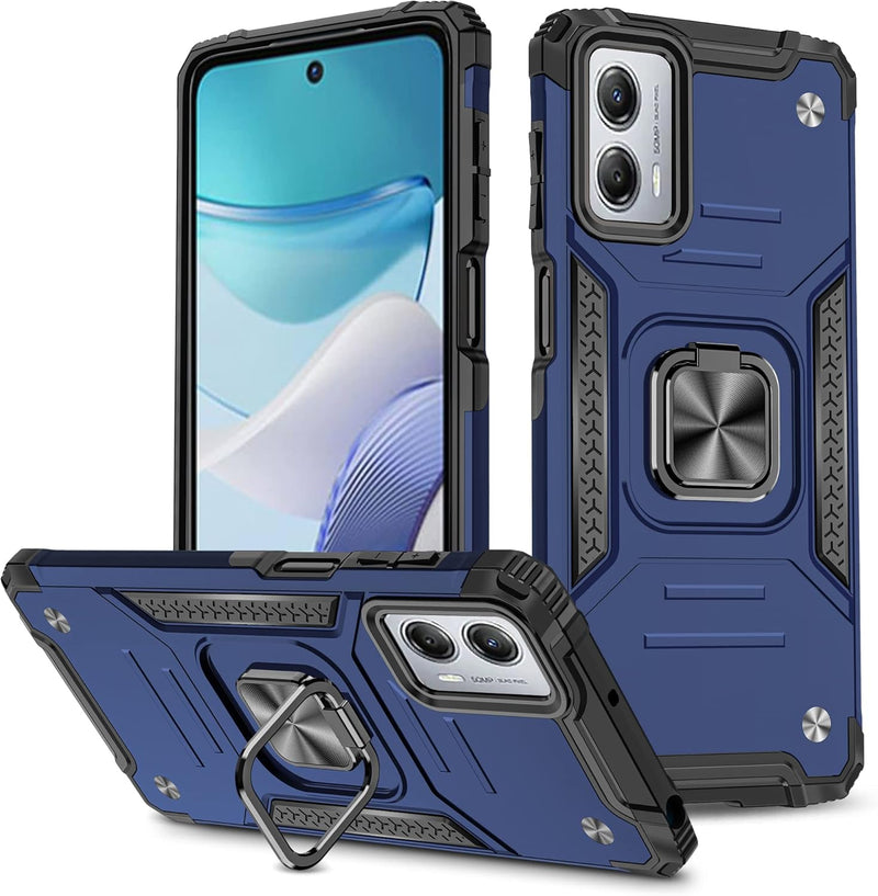 Cargue la imagen en el visor de la galería, [Magnetic Rotable Kickstand] Motorola Moto G53 - Shield Shockproof Rugged Heavy Duty Case - Polar Tech Australia
