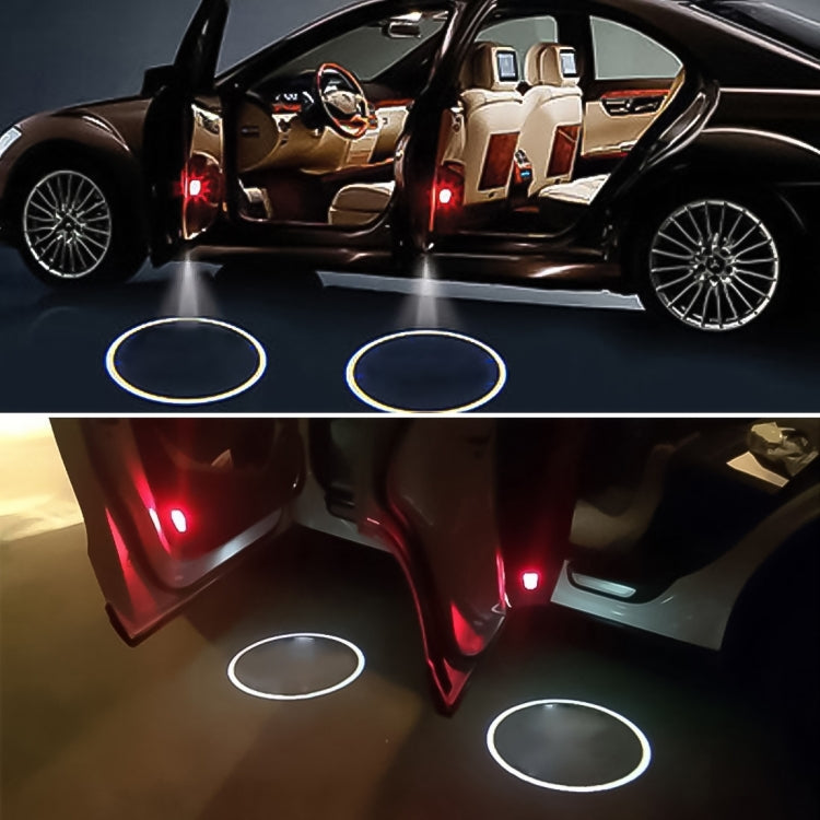Cargue la imagen en el visor de la galería, [1 Pair] Volvo Car 3D Door Logo Light Brand Shadow Lights - Polar Tech Australia
