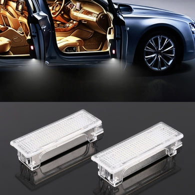 [2 PCS] BMW E81 LED Car Door Lights 18LEDs SMD-3528 Lamps for (White Light) DC 12V 1.5W 6000K 100LM - Polar Tech Australia