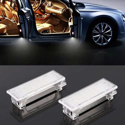 [2 PCS] BMW E81 LED Car Door Lights 18LEDs SMD-3528 Lamps for (White Light) DC 12V 1.5W 6000K 100LM - Polar Tech Australia