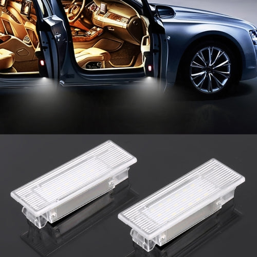 [2 PCS] BMW F10 LED Car Door Lights 18LEDs SMD-3014 Lamps (White Light) - Polar Tech Australia