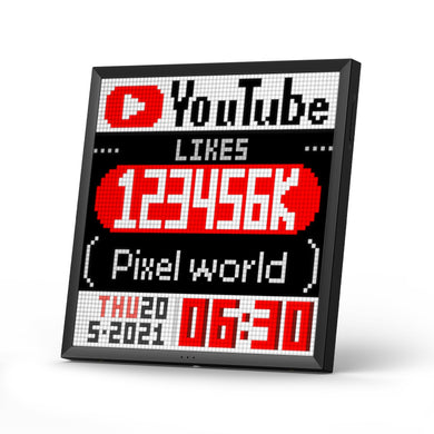 Divoom Pixoo64 64x64 Pixel Art LED Display Social Media Counter Perfect Gift - Polar Tech Australia