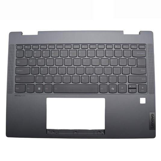 Lenovo IdeaPad 5 -14AHP9 14IRU9 83DR 83DT 14" Inch  Laptop - Replacement Palm Rest Keyboard Frame With Backlit US Layout - Polar Tech Australia