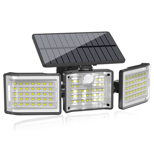 Outdoor Built-in Solar Panel 230 LED Motion Sensor Wall Floodlight Lamp