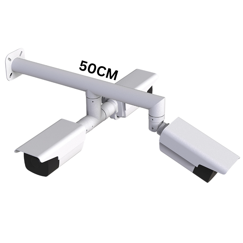 Cargue la imagen en el visor de la galería, [1 Split 3] Universal Aluminium CCTV Bullet Camera Wall or Ceiling Mount Bracket Holder - Polar Tech Australia
