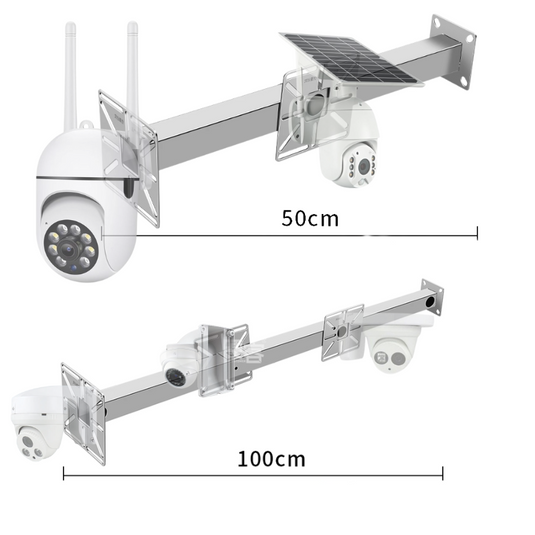 [1 Split 2 & 3] Universal 304 Stainless Steel Aluminium CCTV Bullet & Dome & PTZ Camera Wall or Ceiling Mount Bracket Holder