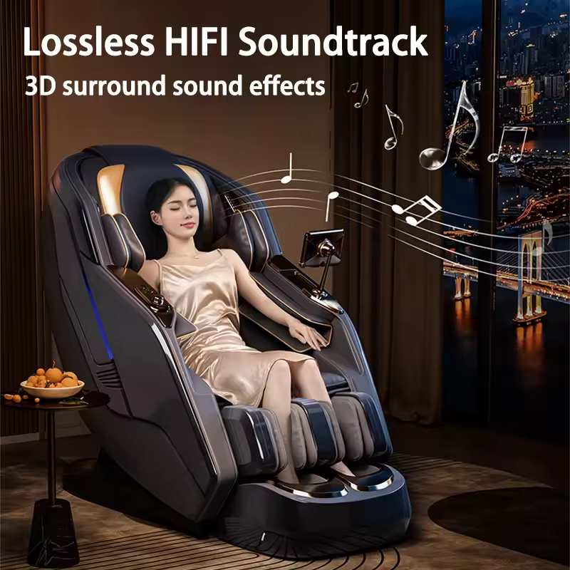 Load image into Gallery viewer, [M5 Max][Voice Control][AI Version] Luxury iMassage 9D Full-body Multi-function Zero-Gravity Bluetooth Speaker Massage Chair
