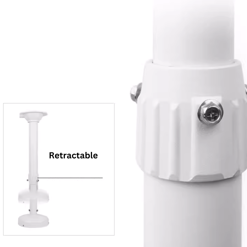 Load image into Gallery viewer, Universal Retractable Extension Aluminium CCTV Dome Camera Wall or Ceiling Mount Bracket Holder - Polar Tech Australia
