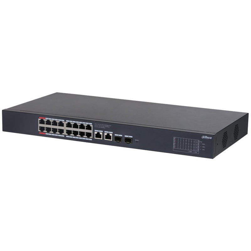 Chargez l&#39;image dans la visionneuse de la galerie, [DH-CS4220-16GT-190] Dahua 20 Port Layer 2 Cloud Managed Network Switch with 16 PoE Ports plus 2 Gigabit Uplink Ports and 2 SFP Ports

