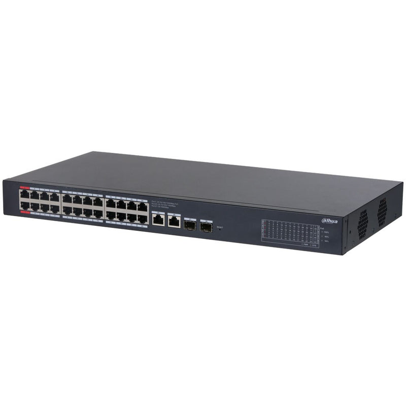 Chargez l&#39;image dans la visionneuse de la galerie, [DH-CS4228-24GT-240] Dahua 28 Port Layer 2 Cloud Managed Network Switch with 24 PoE Ports plus 2 Gigabit Uplink Ports and 2 SFP Ports - Polar Tech Australia
