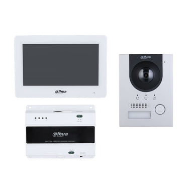 [DHIKTD01L-F] Dahua 2-wire IP Villa Door Station & Indoor Monitor Flush Mount Kit - Polar Tech Australia