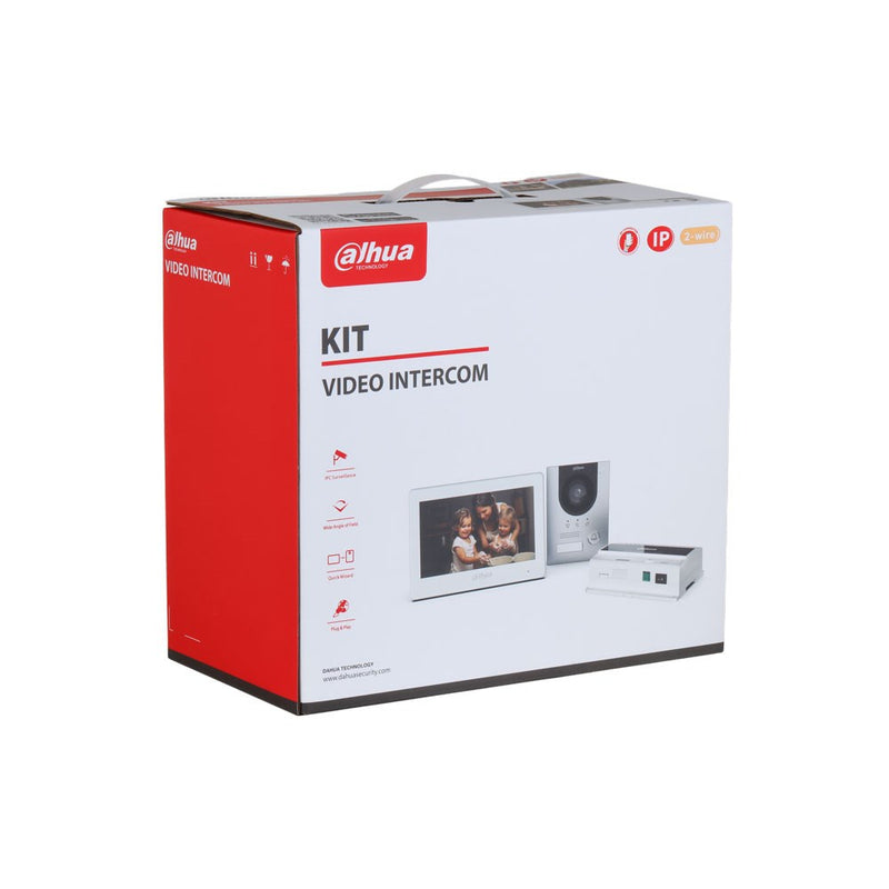 Chargez l&#39;image dans la visionneuse de la galerie, [DHIKTD01L-F] Dahua 2-wire IP Villa Door Station &amp; Indoor Monitor Flush Mount Kit - Polar Tech Australia
