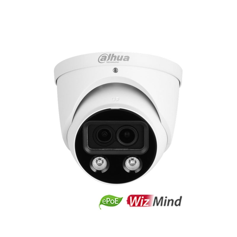 Cargue la imagen en el visor de la galería, [DH-IPC-HDW5449HP-ASE-D2] Dahua WizMind Series 4MP Eyeball Network Camera with 2.8mm Fixed Dual Lens Full-Color Technology IP67 - Polar Tech Australia
