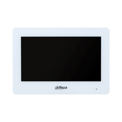 [DHI-VTH5123H-W] Dahua Hybrid WiFi 2-Wire 7inch Residential Intercom Touch Screen Monitor White - Polar Tech Australia
