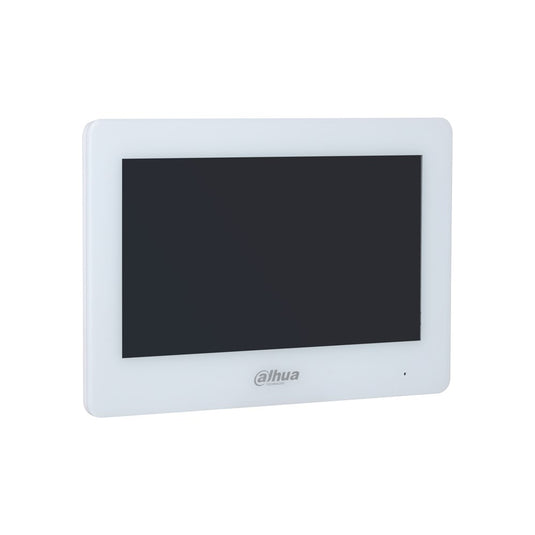 [DHI-VTH5123H-W] Dahua Hybrid WiFi 2-Wire 7inch Residential Intercom Touch Screen Monitor White - Polar Tech Australia