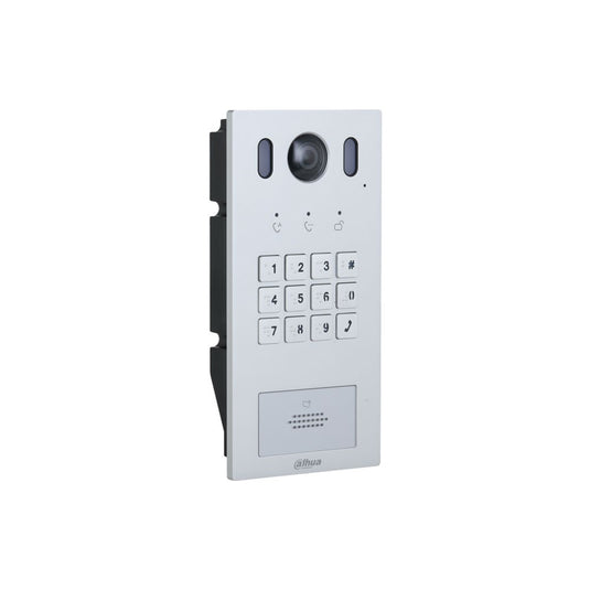[DHI-VTO3222E-P] Dahua 2-Wire or IP Silver Residential Intercom Door Station with 2MP Camera IP65 IK08 - Polar Tech Australia