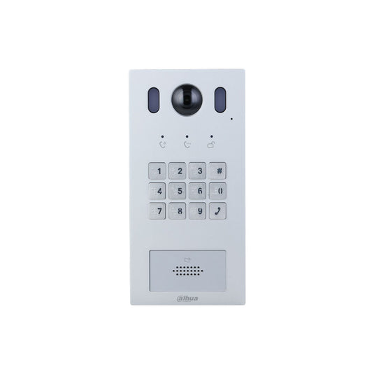 [DHI-VTO3222E-P] Dahua 2-Wire or IP Silver Residential Intercom Door Station with 2MP Camera IP65 IK08 - Polar Tech Australia