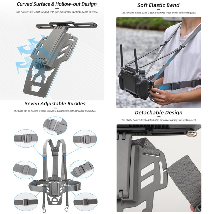 Load image into Gallery viewer, Sunnylife Waist Support Bracket &amp;  Chest Strap for DJI RC Plus: Hands-Free Control - Polar Tech Australia
