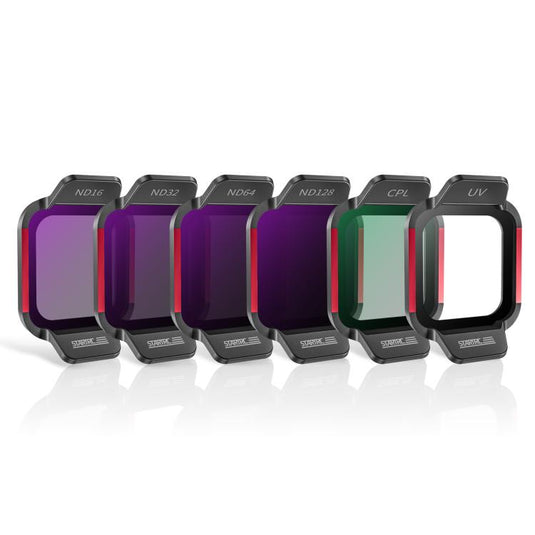 DJI Flip STARTRC 6-in-1 ND16 ND32 ND64 ND128 CPL UV Lens Filter Set - Polar Tech Australia