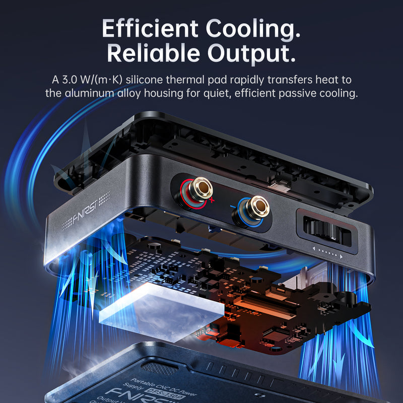 Load image into Gallery viewer, [DPS-150P] FNIRSI Portable DC Power Supply 30V 5A 150W with μA Current Readback and Low Ripple for Circuit Debugging - Polar Tech Australia
