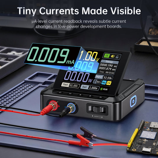 [DPS-150P] FNIRSI Portable DC Power Supply 30V 5A 150W with μA Current Readback and Low Ripple for Circuit Debugging - Polar Tech Australia