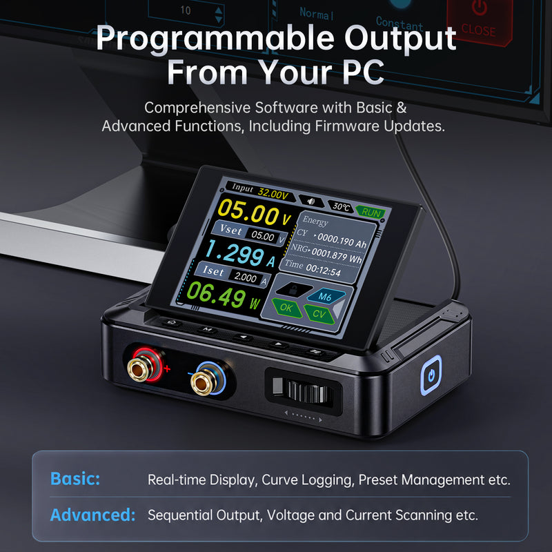 Load image into Gallery viewer, [DPS-150P] FNIRSI Portable DC Power Supply 30V 5A 150W with μA Current Readback and Low Ripple for Circuit Debugging - Polar Tech Australia
