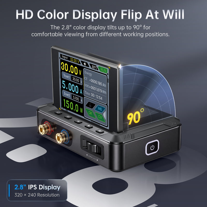 Load image into Gallery viewer, [DPS-150P] FNIRSI Portable DC Power Supply 30V 5A 150W with μA Current Readback and Low Ripple for Circuit Debugging - Polar Tech Australia
