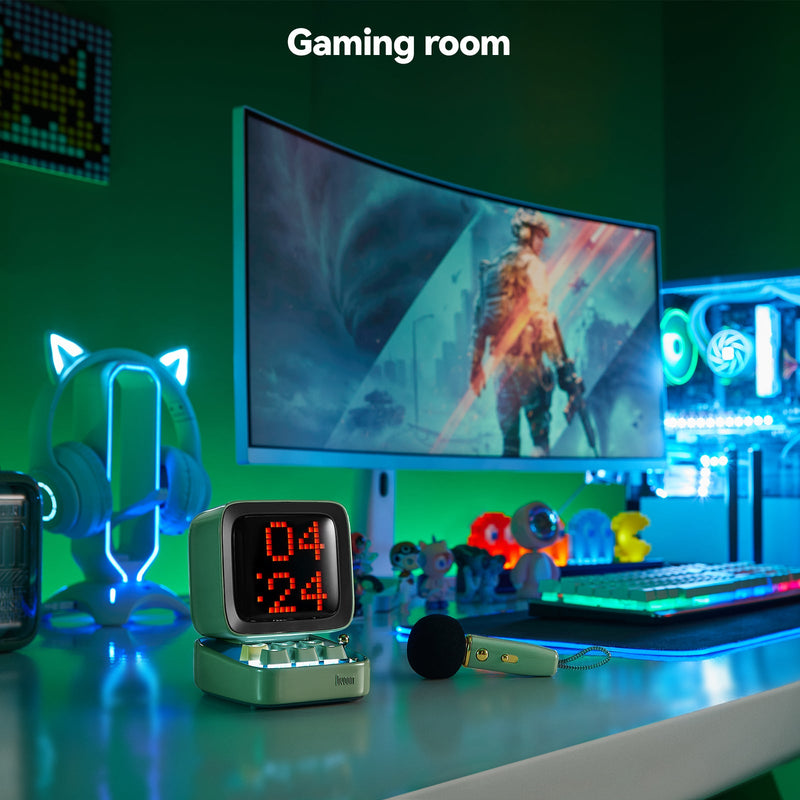 Load image into Gallery viewer, Divoom Ditoo-Mic Mini Karaoke Machine Pixel Art Bluetooth Speaker Perfect Gift - Polar Tech Australia
