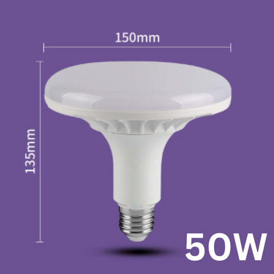 Super Bright 30W 40W 50W 60W 80W UFO Style LED Bulbs Light Lamp E27 Head - Polar Tech Australia