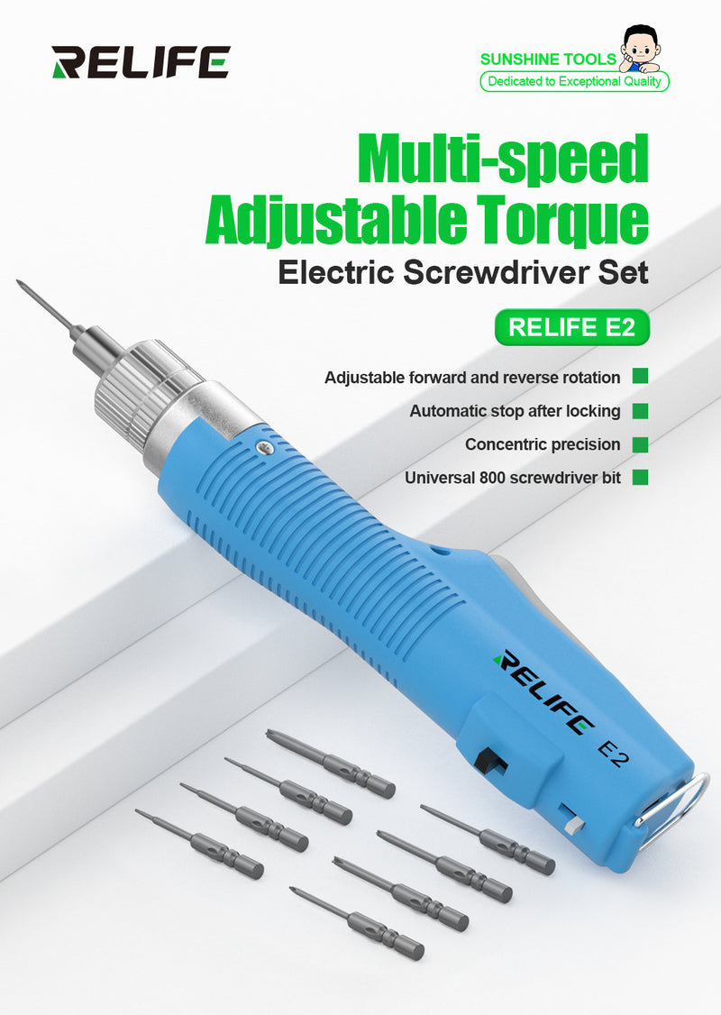 Load image into Gallery viewer, RELIFE E2 Electric Screwdriver Set - Polar Tech Australia
