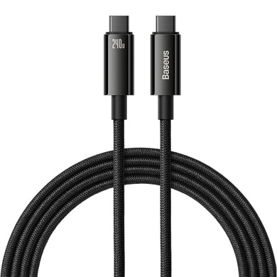 [240W] Baseus Macbook Laptop Fast Charging Data Cable Tungsten Gold Series 240W Type-C to Type-C - Polar Tech Australia