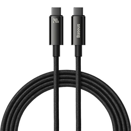 [240W] Baseus Macbook Laptop Fast Charging Data Cable Tungsten Gold Series 240W Type-C to Type-C - Polar Tech Australia