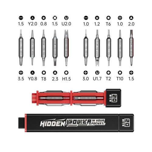 Load image into Gallery viewer, JAKEMY JM-8195 21-in-1 S-2 Bits Square Handle Design Screwdriver - Polar Tech Australia
