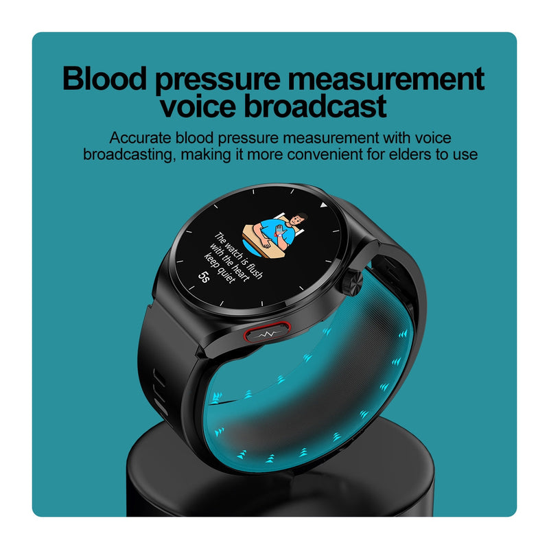 Load image into Gallery viewer, [Brand New] S22 Air Pump Blood Pressure Testing ECG Health Smart Watch, 1.39 inch Round Screen - Polar Tech Australia
