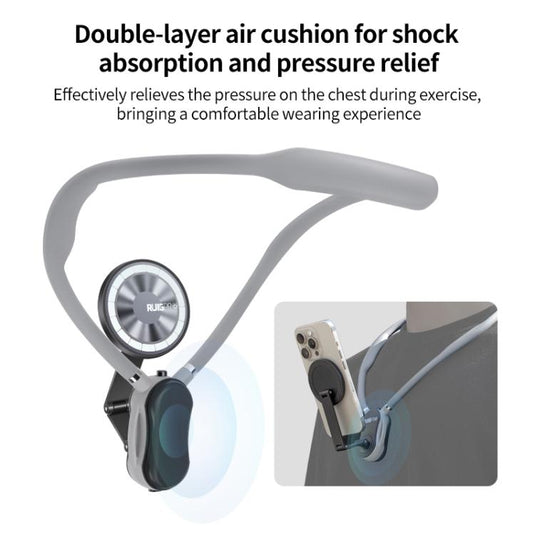 RUIGPRO Magnetic Neck Mount Anti-shake Phone Bracket - Polar Tech Australia