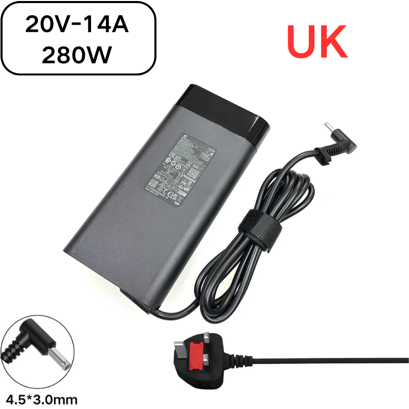 Load image into Gallery viewer, [20V-14A/280W][4.5x3.0] HP Omen 16.1 Gaming Laptop AC power Supply Adapter Charger - Polar Tech Australia

