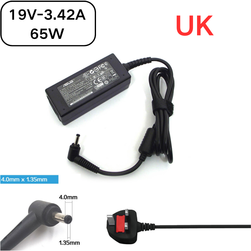 Load image into Gallery viewer, [19V-3.42A/65W][4.0x1.35] ASUS VivoBook S14 &amp; ZenBook Laptop AC Power Supply Adapter Charger
