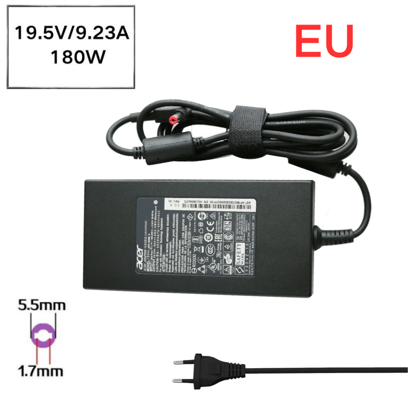 Load image into Gallery viewer, [19.5V-9.23A/180W][5.5x1.7] Acer Nitro 5 AN515-57-55R8 N20C1 AC Power Supply Adapter Charger - Polar Tech Australia
